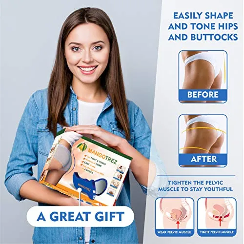 2020 Mangotrez Hip Trainer- Butt Workout Equipment Women- Workout Equipment For Women- Kegel Exercise Products- Booty Trainer- Kegel Exerciser - Inner Thigh Exercise Equipment For Women- Glute Trainer