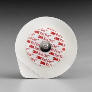 3M 2235 Red Dot Clear Plastic Monitoring Electrode