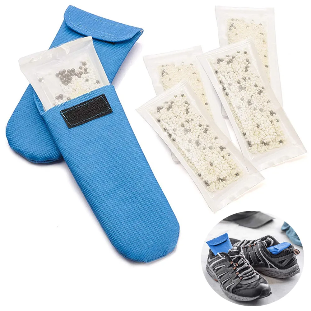 6PC Set Air Purifying Bags Shoe Deodorizer Moisture Odor Eliminator Dehumidifier