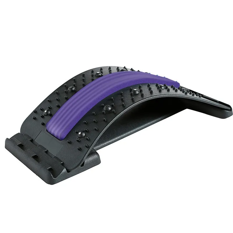 Adjustable Back Massager with Lumbar Support for Neck, Waist, and Spine