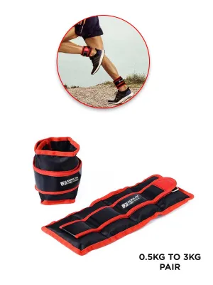 Ankle & Wrist Weights Pair - 0.5kg / 3kg