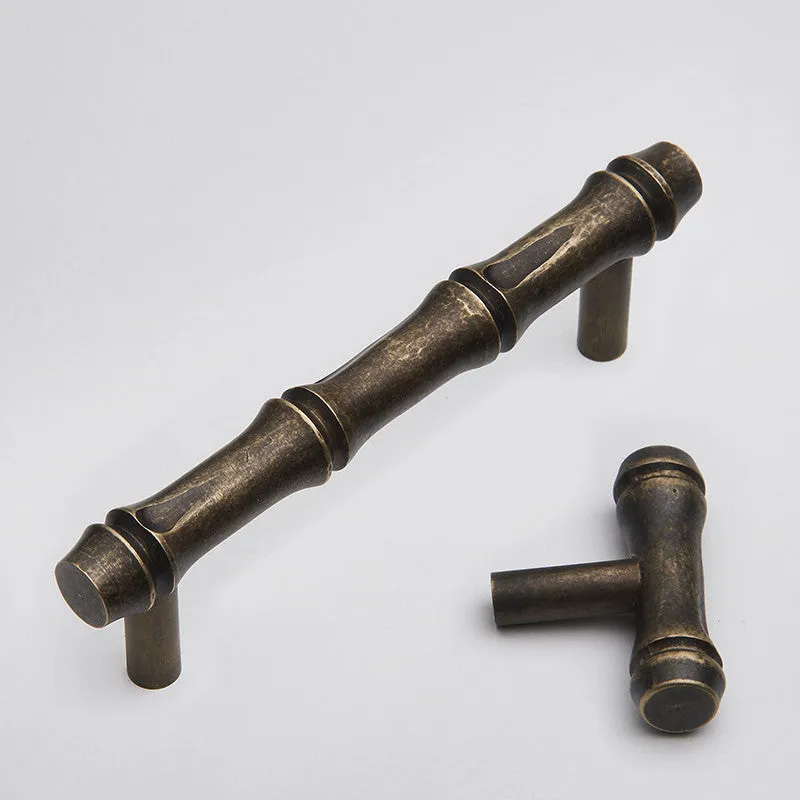 Bamboo T-Bar - Antique Brass