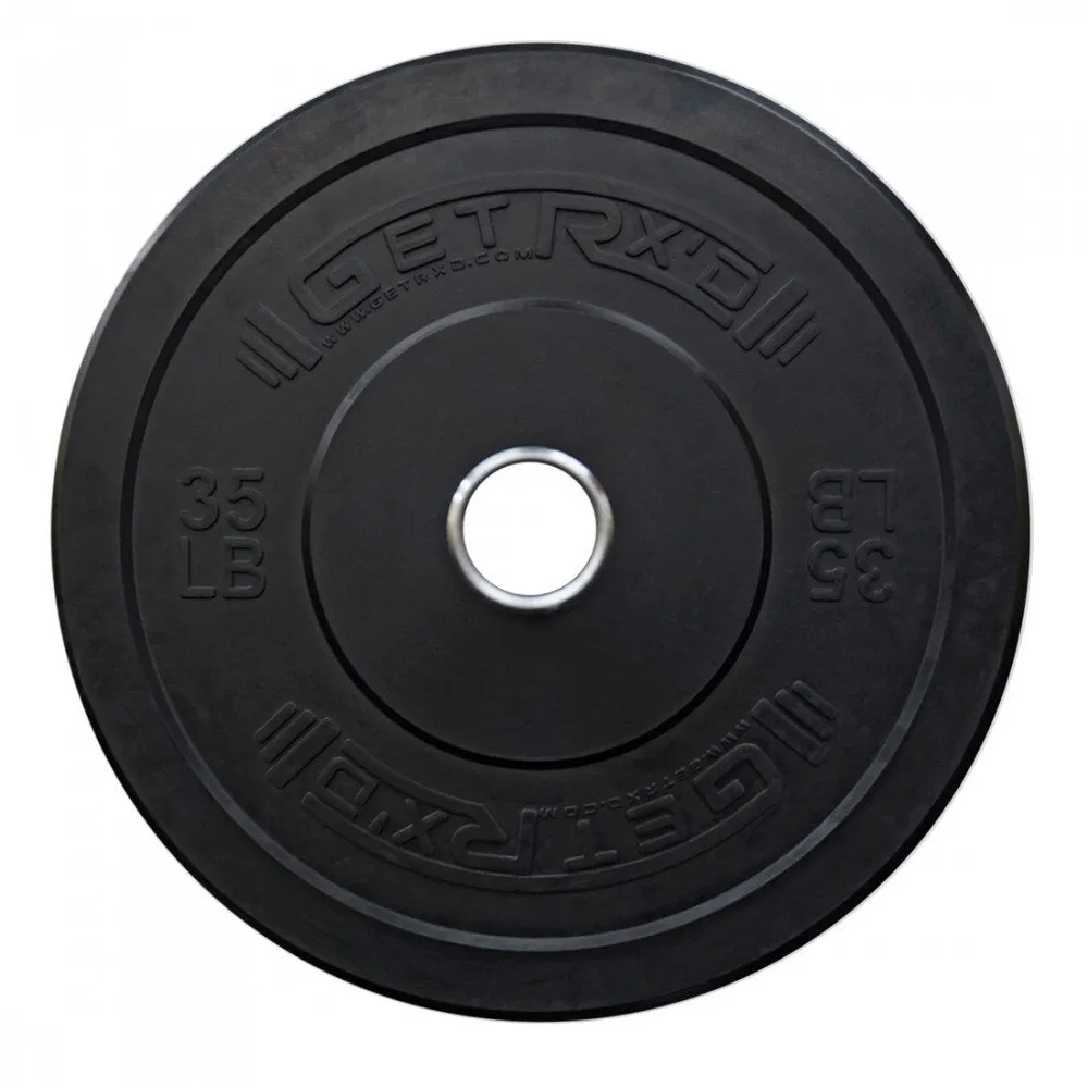 Black Premium Bumper Plates 2.0 (Get RX'D)