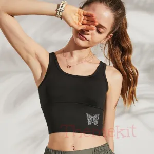 Butterfly Print Bra