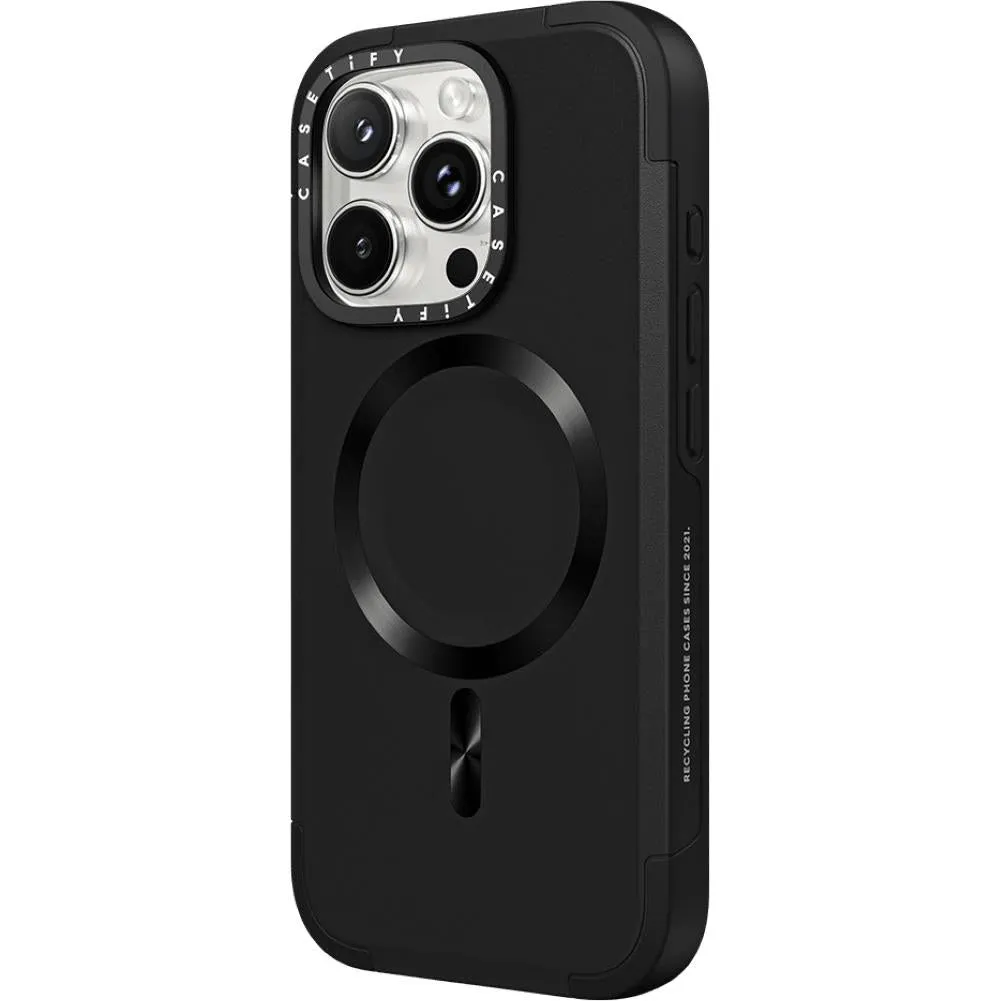 Casetify Force MagSafe Case for iPhone 16 Pro Max (Black)