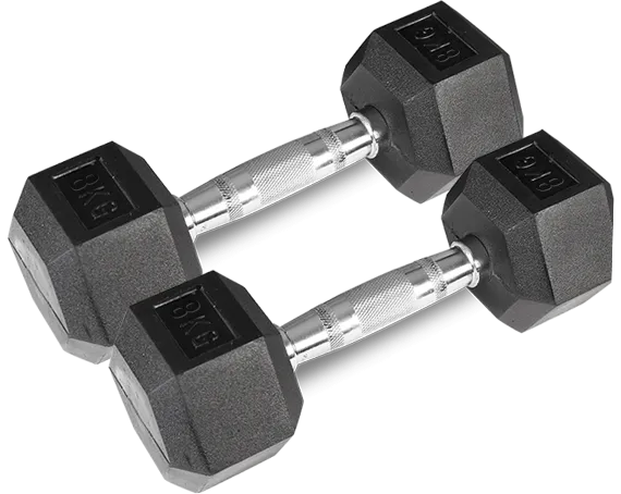 Cortex Hex Dumbbell 4kg - 10kg Set (4 Pairs) & Stand