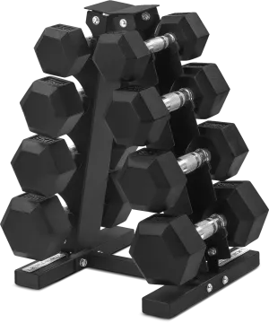 Cortex Hex Dumbbell 4kg - 10kg Set (4 Pairs) & Stand