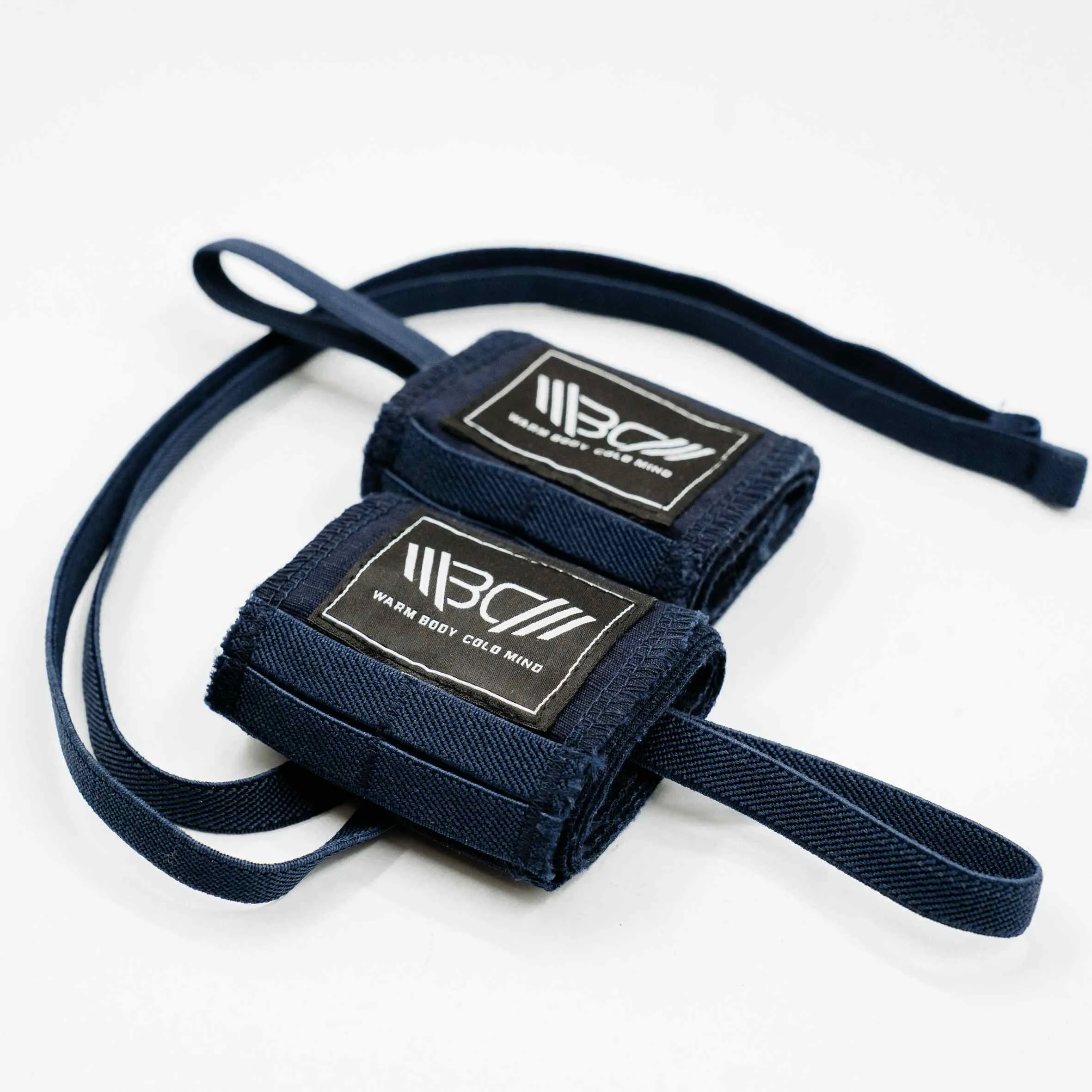 Cotton Weightlifting Wrist Wraps Navy