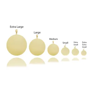 Customizable Yellow Gold Pendant (14K)