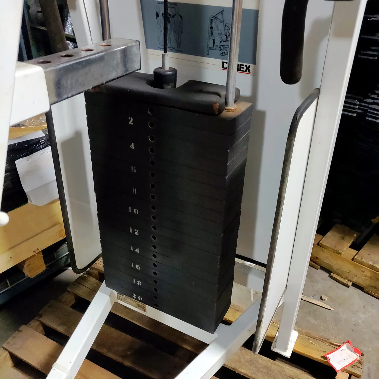 Cybex Row Machine with Heavy Duty Weight Stack