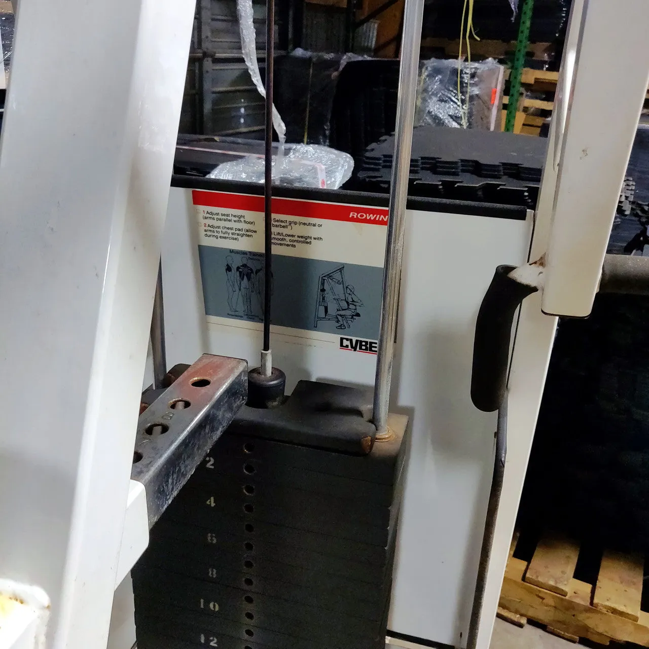 Cybex Row Machine with Heavy Duty Weight Stack