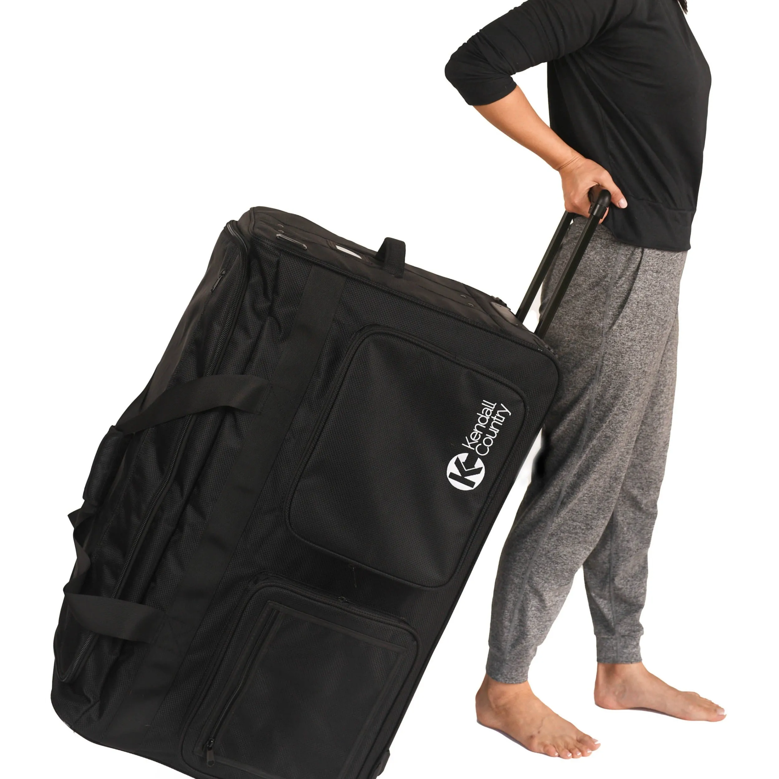 Dance Bag with Garment Rack - Raven Black, X-Large 30"