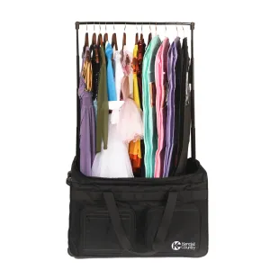 Dance Bag with Garment Rack - Raven Black, X-Large 30"