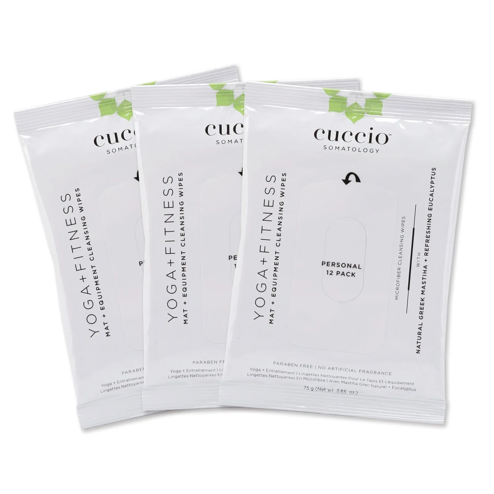 FITNESS EQUIPMENT   MAT CLEANING WIPES - 3 PACKS