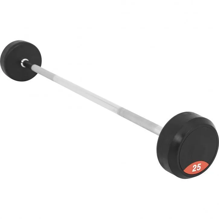 Fixed Rubber Barbell 25KG