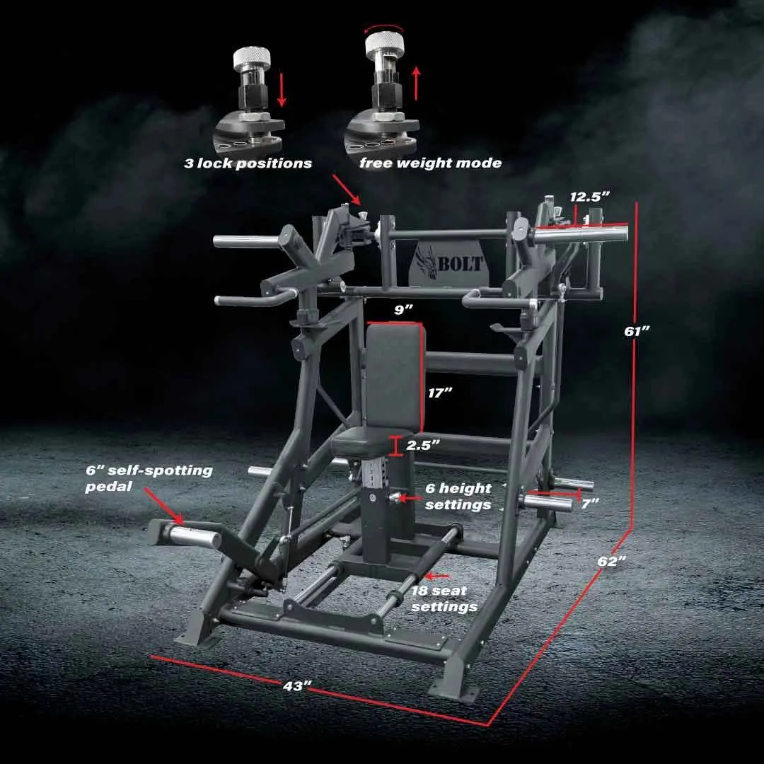 FREEDOM ARMADA PLATE-LOADED SHOULDER PRESS