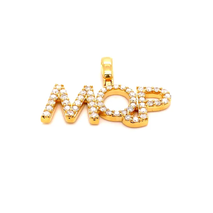 Genuine Diamond Customizable Nameplate