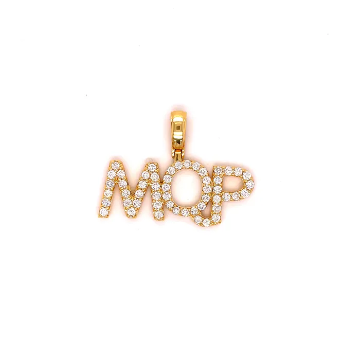 Genuine Diamond Customizable Nameplate