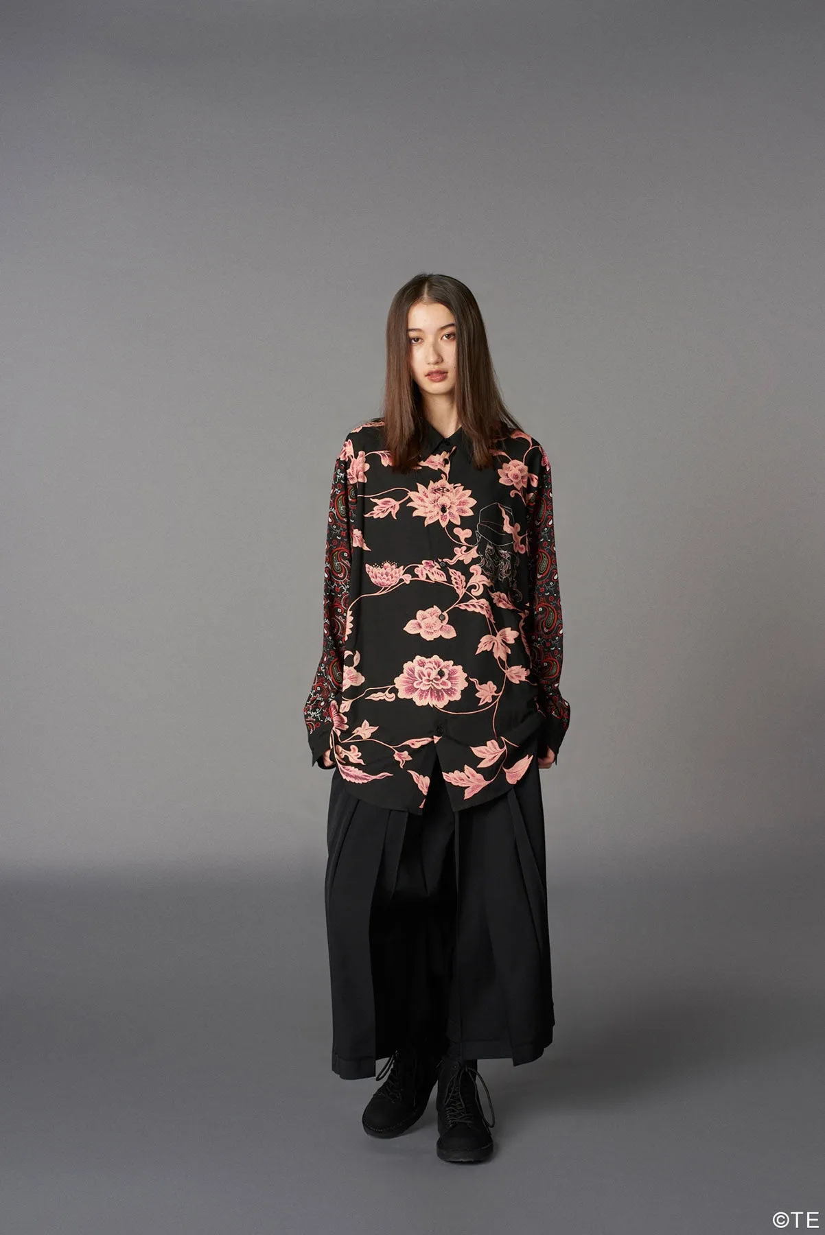 Ground Y  MONONOKE The Movie  Collaborate Collection KUSURIURI & SHINGI RAYON BLOUSE