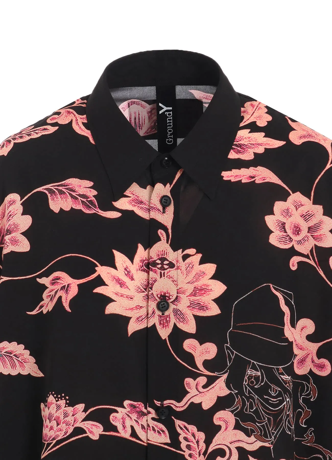 Ground Y  MONONOKE The Movie  Collaborate Collection KUSURIURI & SHINGI RAYON BLOUSE