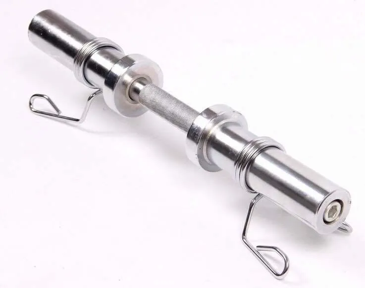 Gym Fitness Φ50mm Dumbbell Handle 2 Inch Solid Dumbbell Bar Home Weight Lifting Workout Short Barbell Rod Arm Building Equipment