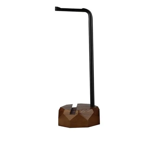 Headphone Stand Wooden Desktop Headset Holder Desk Headphones