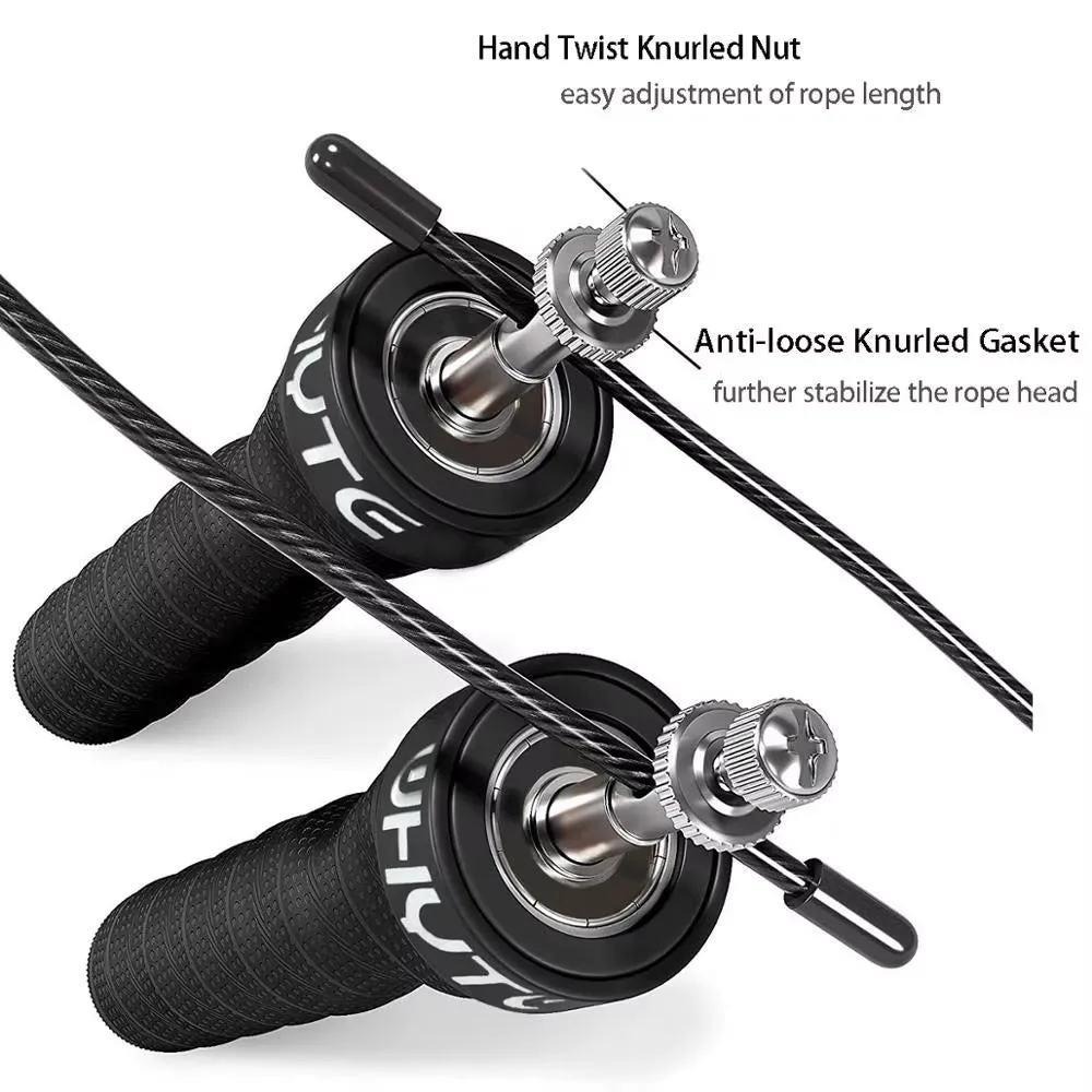High-Speed CrossFit Skipping Rope with Ergonomic Anti-Slip Handles for Ultimate Cardio Fitness