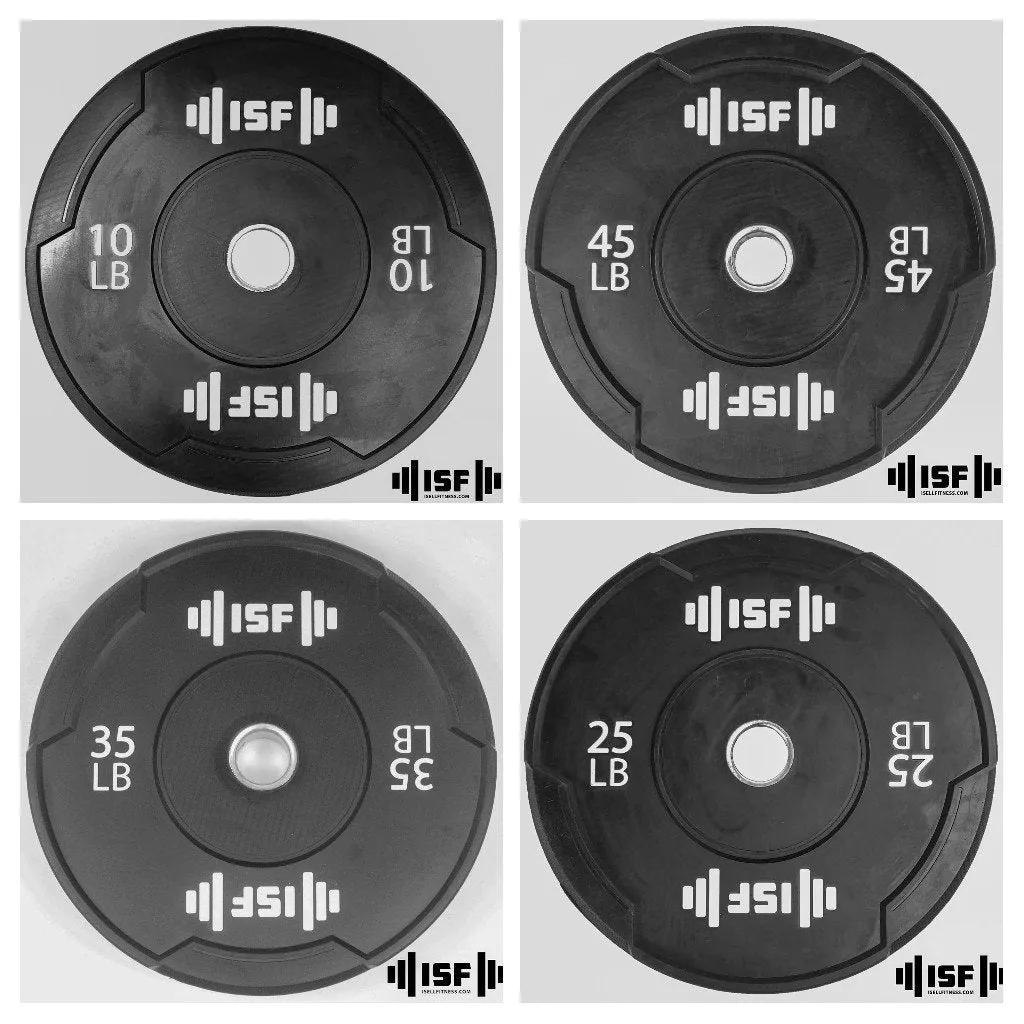 ISF Bumper Plates Olympic Weights Rubber