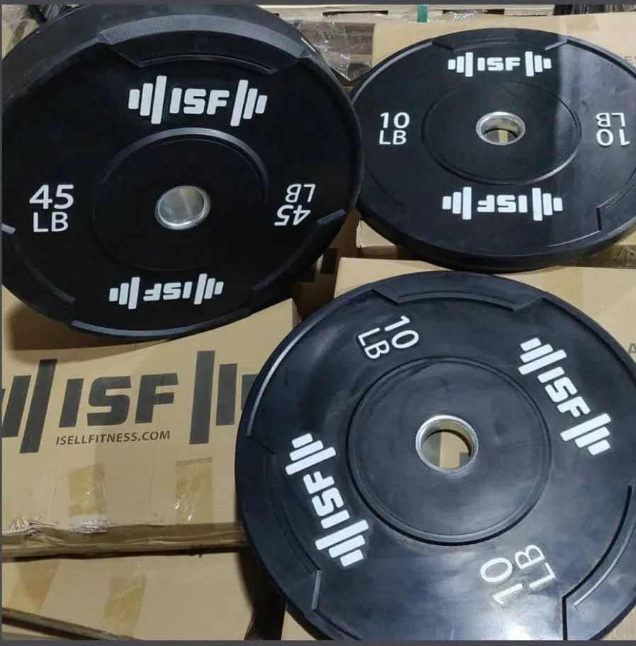 ISF Bumper Plates Olympic Weights Rubber
