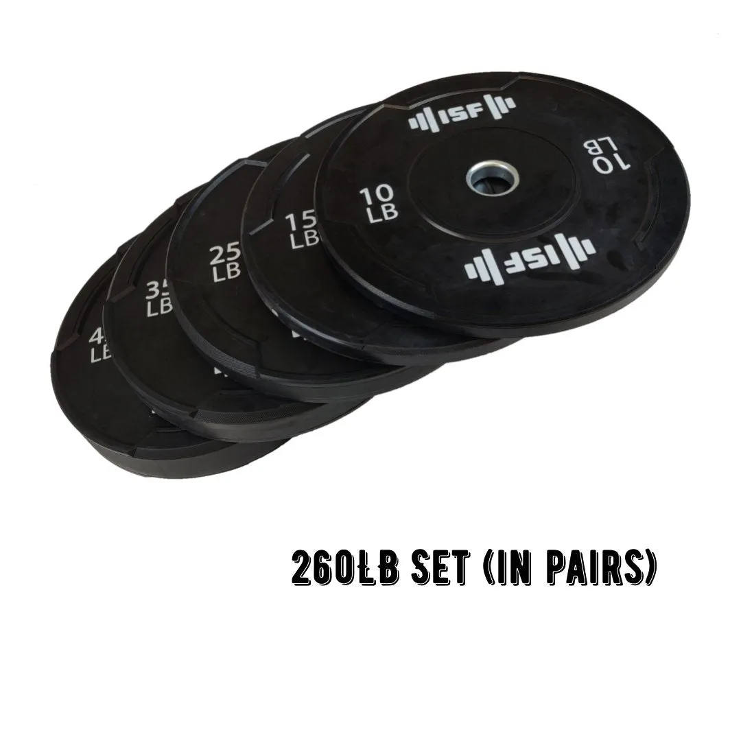 ISF Bumper Plates Olympic Weights Rubber
