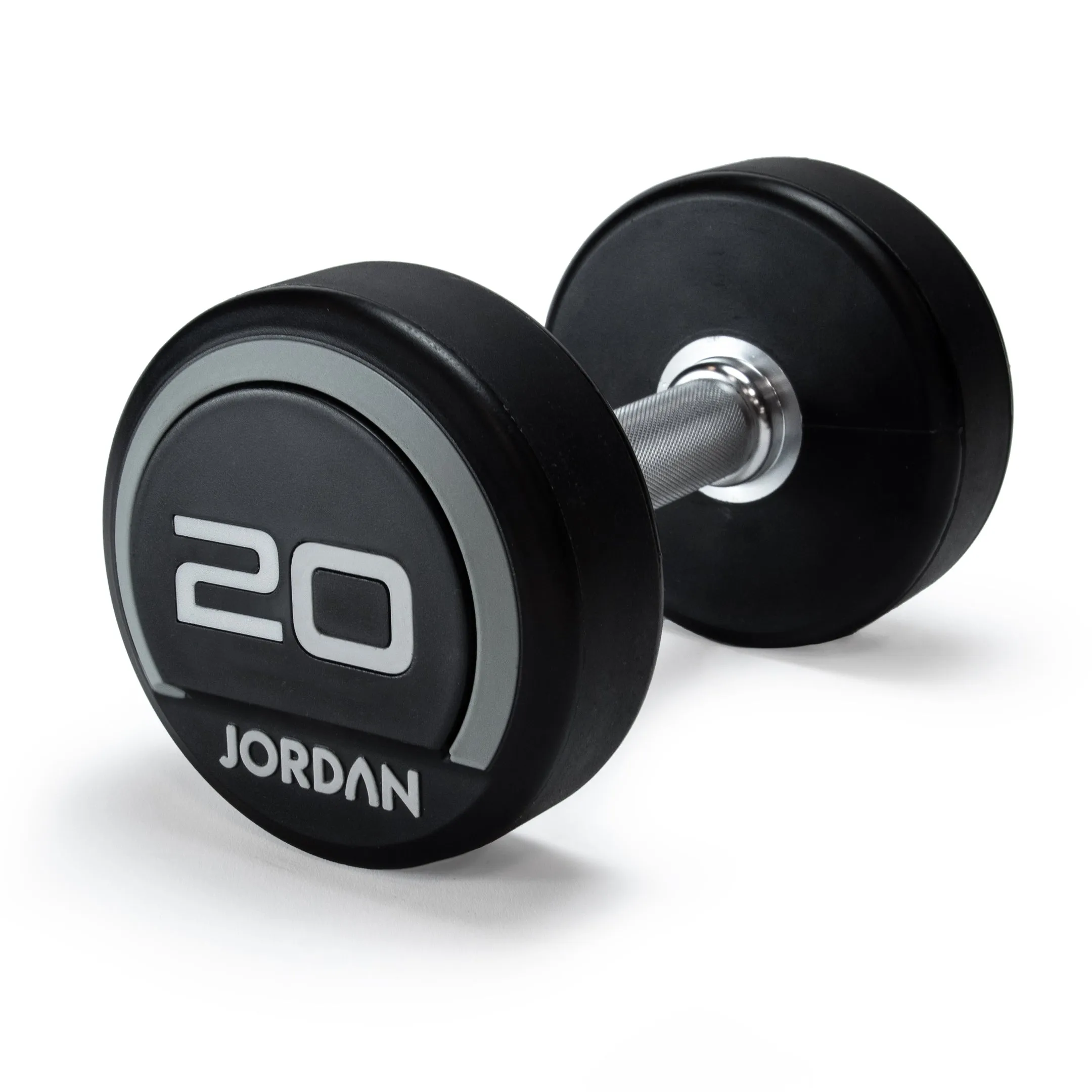 JORDAN® Urethane Dumbbells - Up to 75kg (Grey)