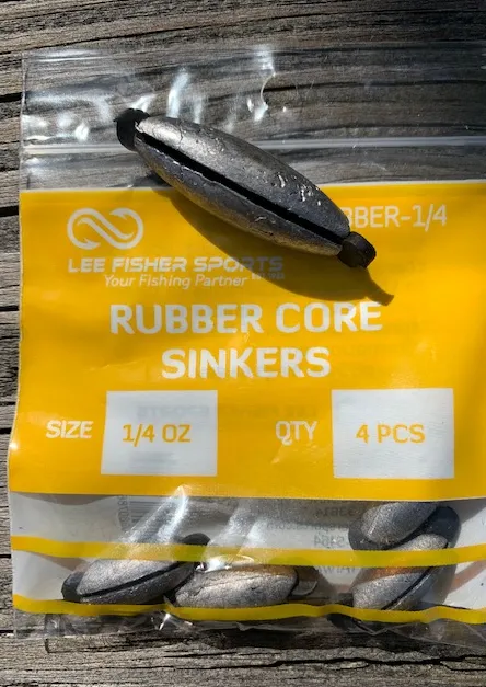 Lee Fisher Rubber Core Sinkers