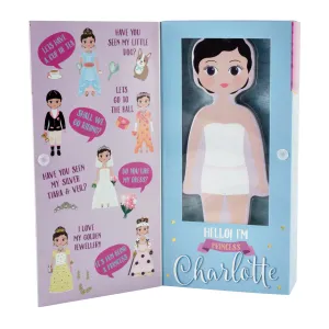 Magnetic Dress Up Doll Charlotte - Wooden Toy