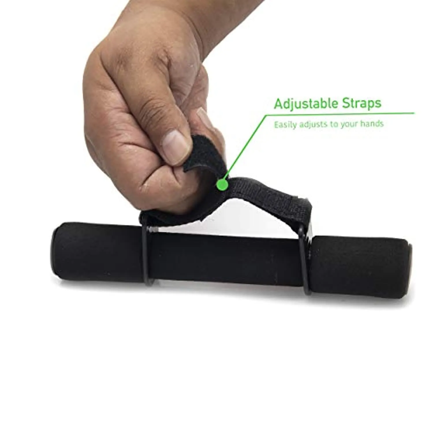 Mind Reader Soft Detachable, Nitrile Dumbbells with Handles, Home Fitness Weights with Hand Straps, 2.2 lbs, Set of 2, 2.2 Pounds, Black