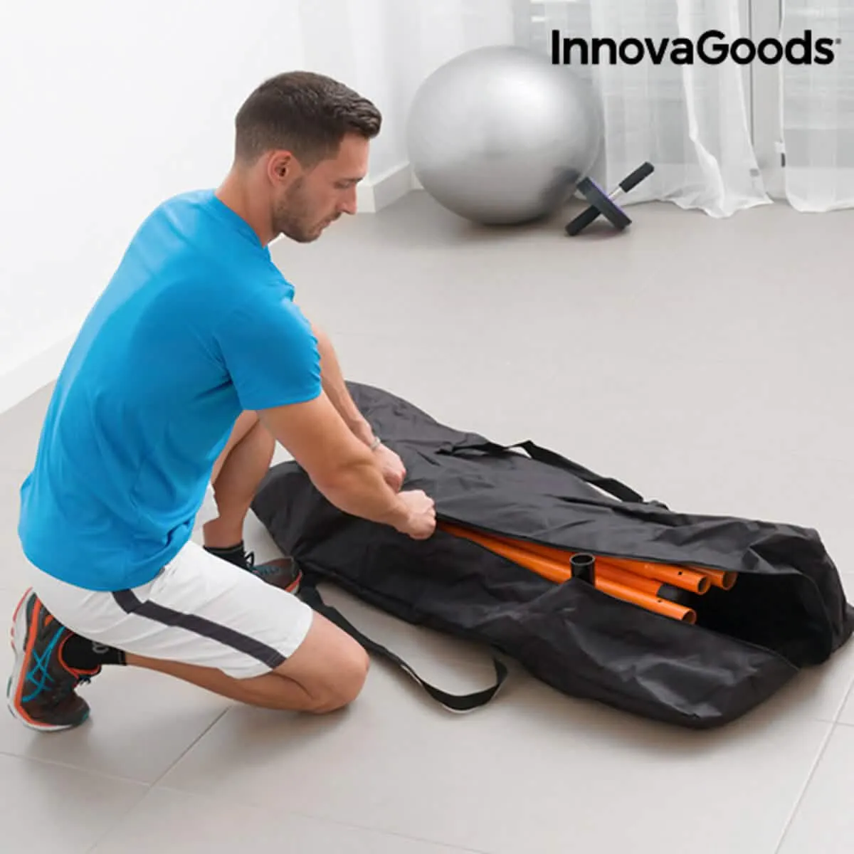 Multi-Functional Home Gym Pull-Up Bar with Exercise Manual by InnovaGoods