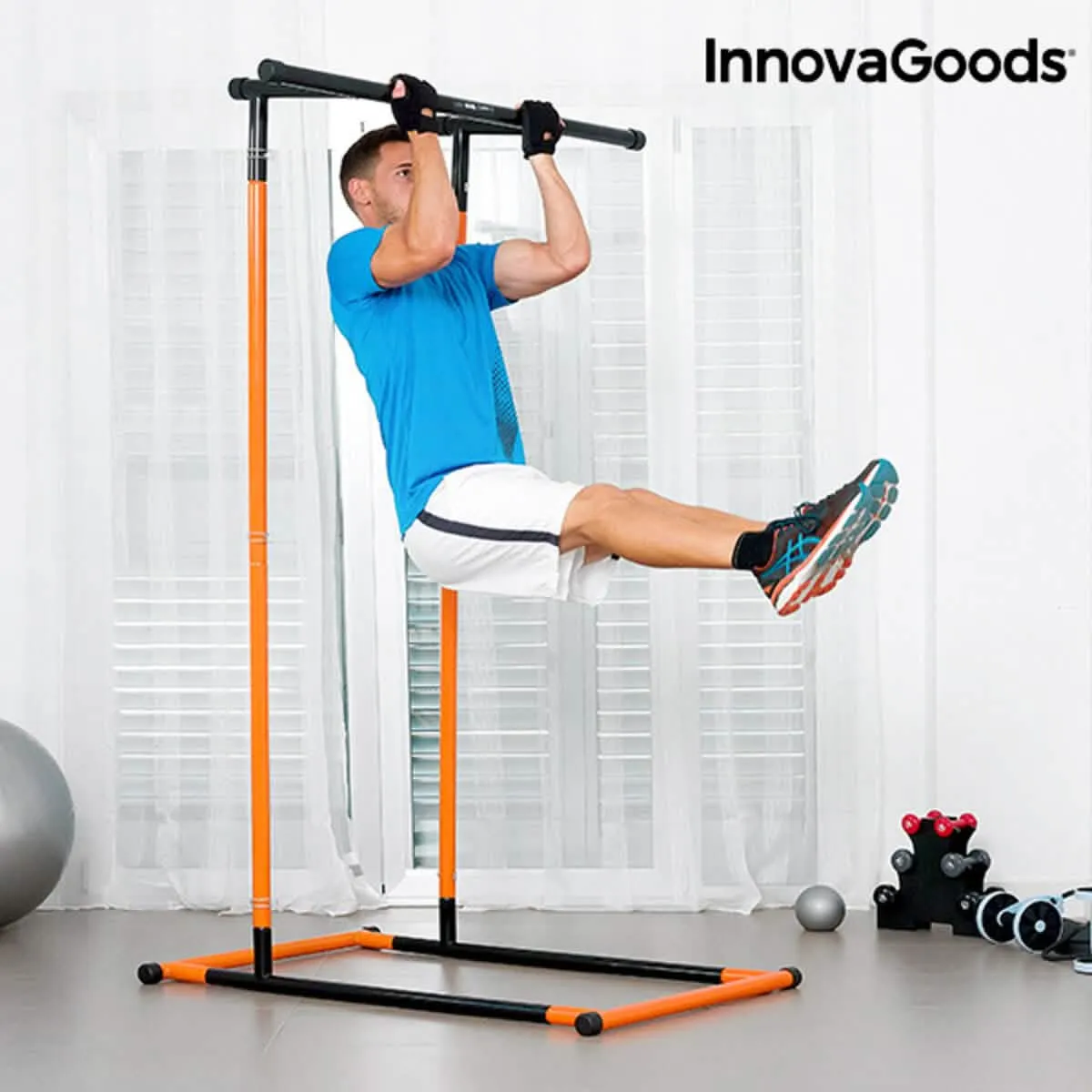 Multi-Functional Home Gym Pull-Up Bar with Exercise Manual by InnovaGoods