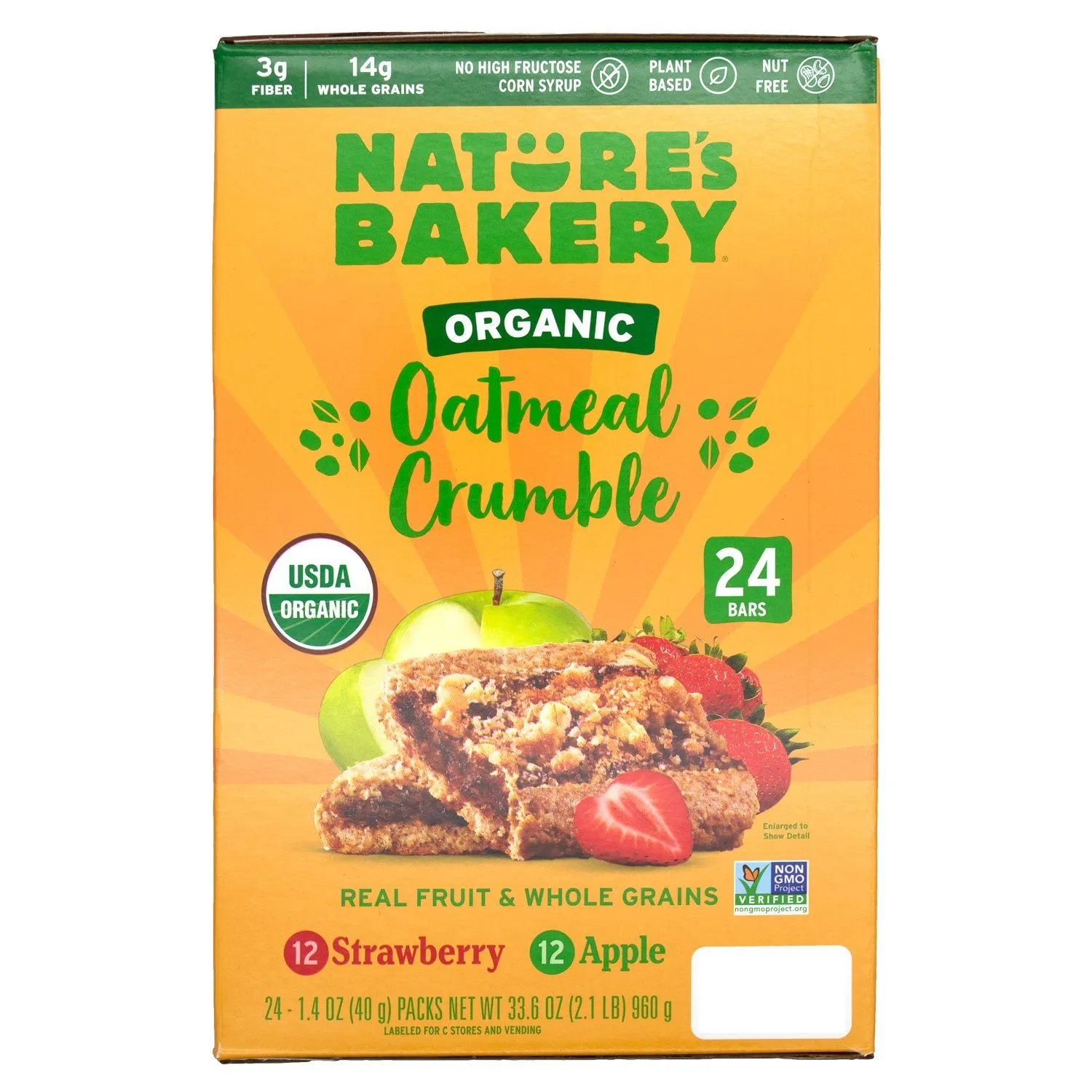 Nature's Bakery Oatmeal Crumble Bars
