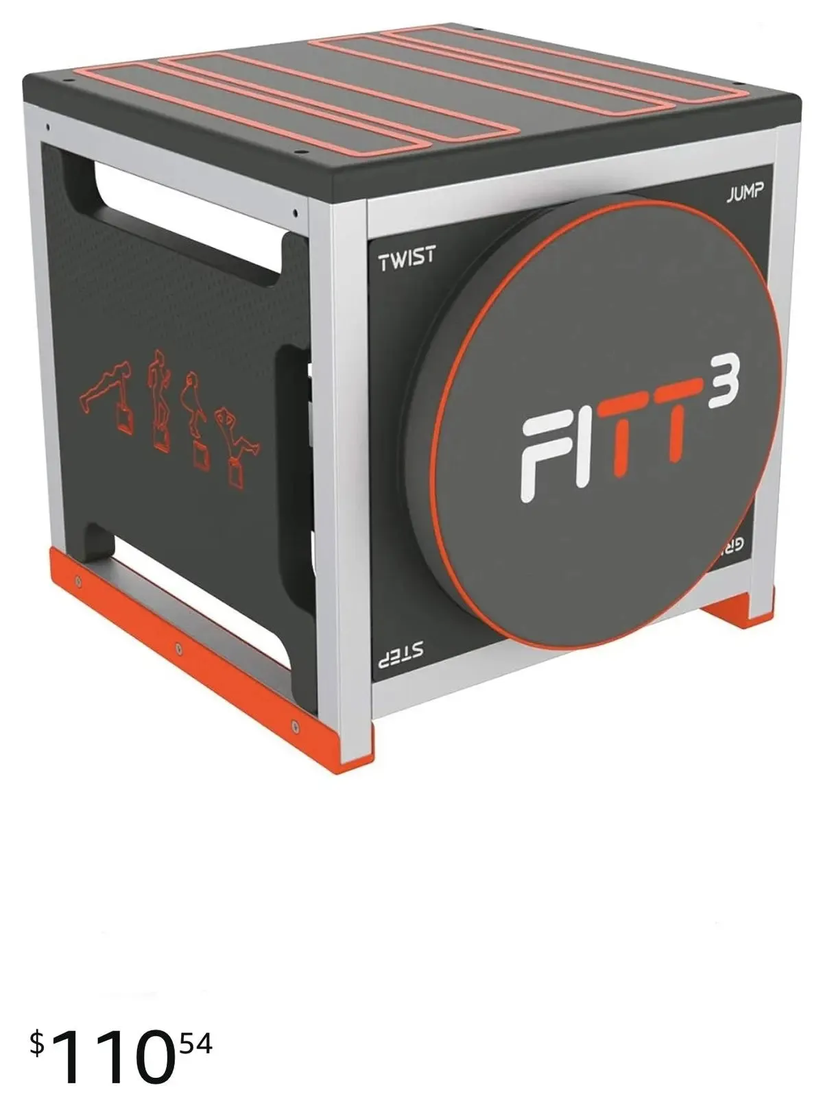 New Image Unisex's FITT Cube Total Body Workout, High Intensity Interval Training Machine, Accent Color Varies