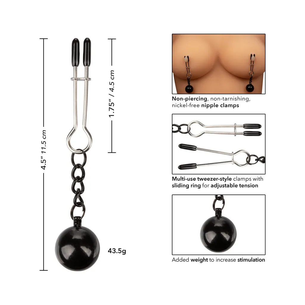 Nipple Grips Weighted Tweezer Nipple Clamps