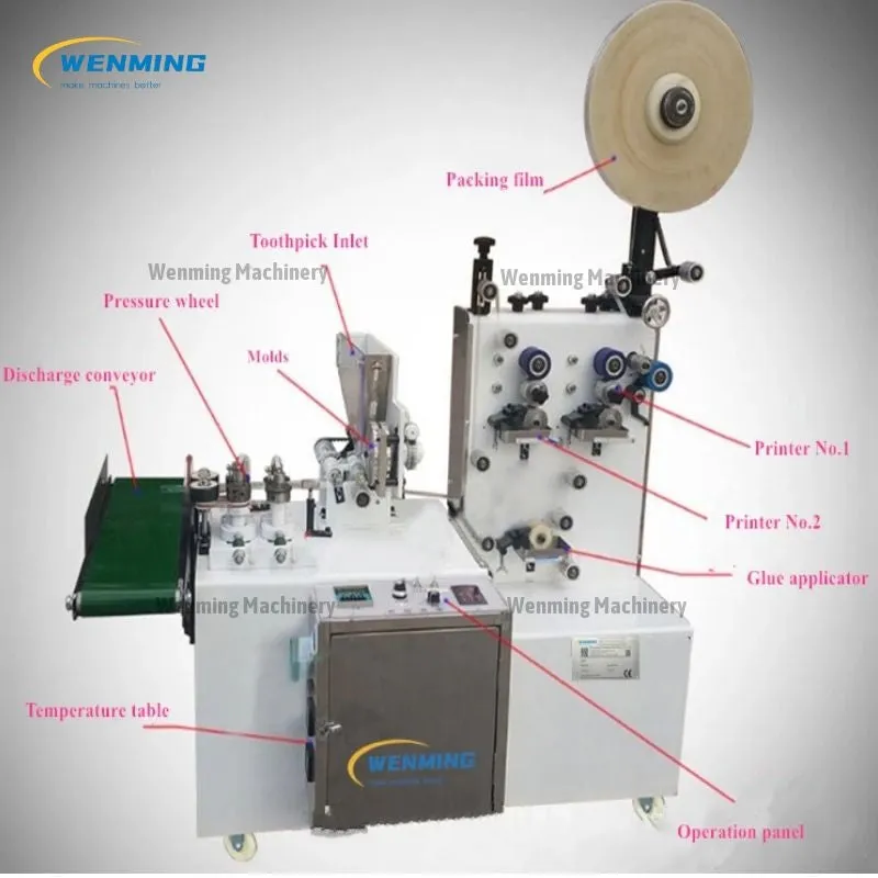 Packed Toothpick Production Machine Automatic Packer Machine