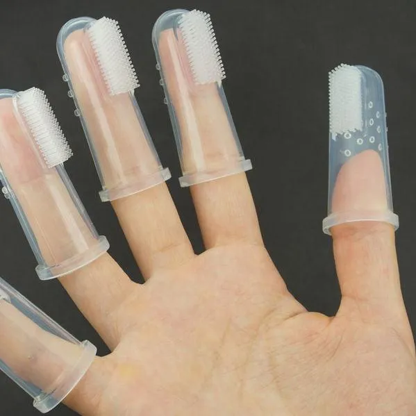 Pet's Soft Silica Gel Toothbrush