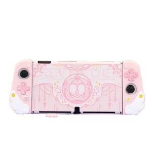 Pink Star Wings Case and Accessories for Nintendo Switch / OLED