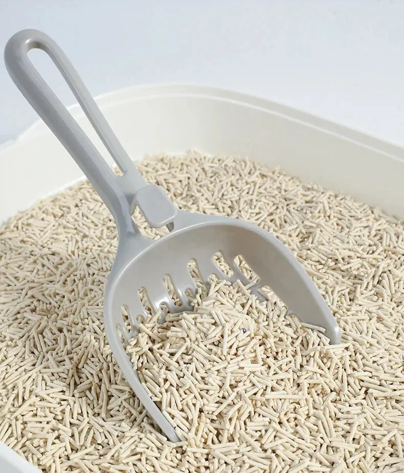 Plastic Cat Litter Scoop with Base
