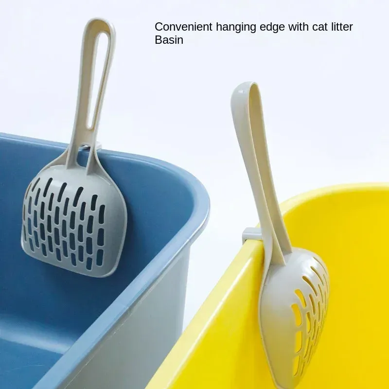 Plastic Cat Litter Scoop with Base