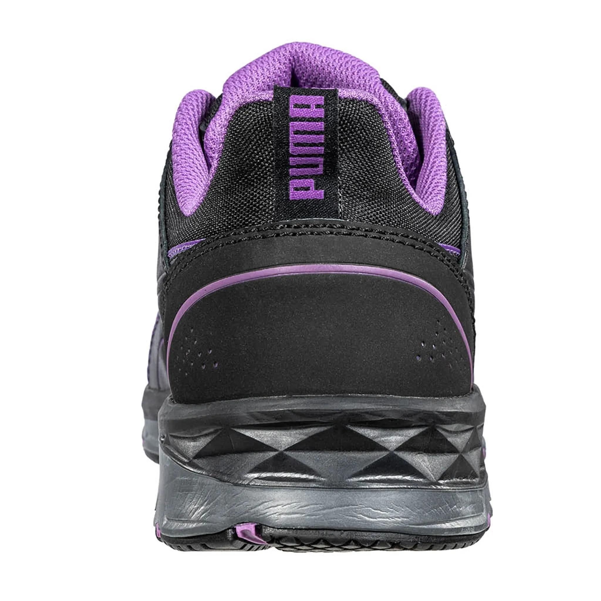 Puma Women's 643955 Stepper 2.0 Black Low  Composite Safety Toe Metal Free Work Shoes