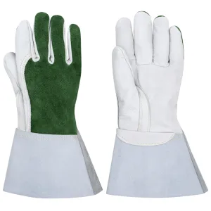 Ranpro FR Tiggers Tig Leather Gloves - Heat and Fire Resistant, High Grip, Durable Safety Protection for Industrial and Welding Use | Sizes M-L