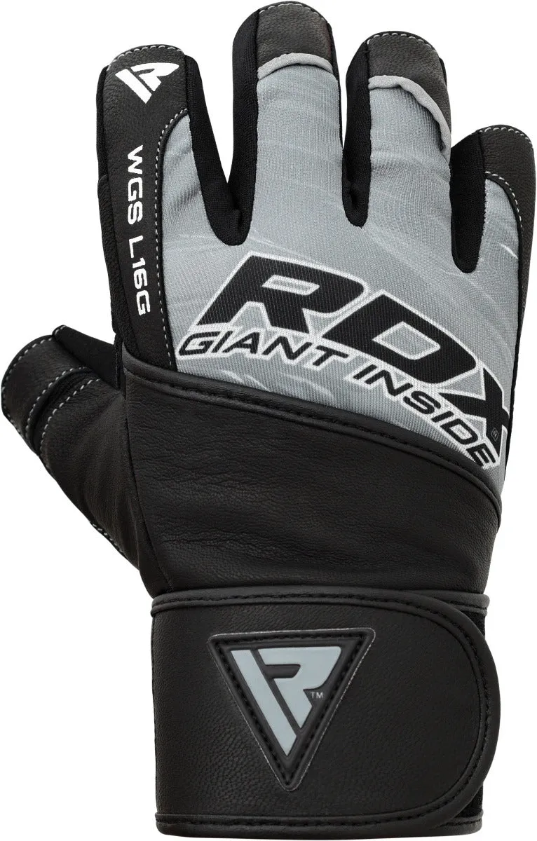 RDX L16 Gym Gloves With Wrist Strap