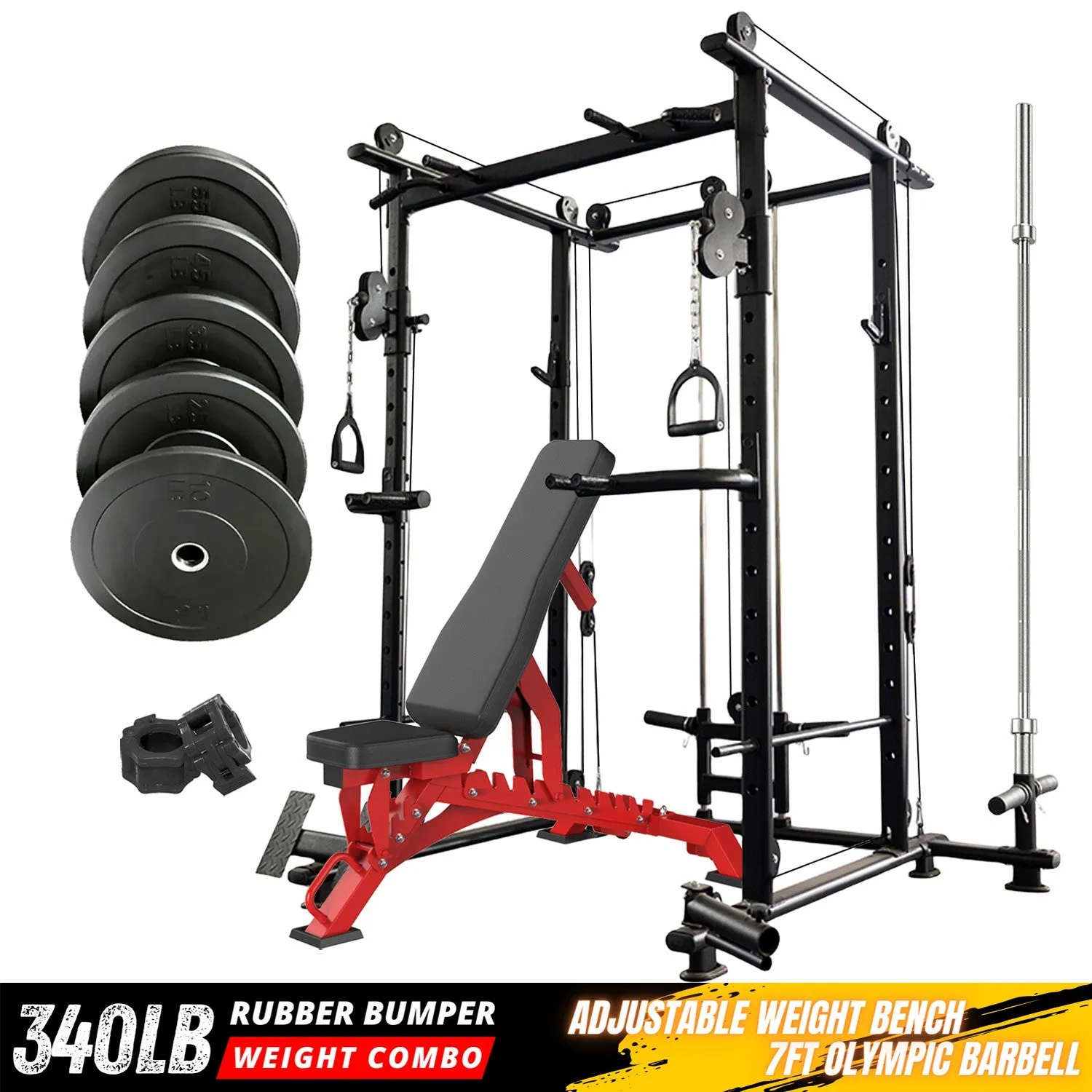 RitKeep RMAX-4250 Diy Power Rack Garage Gym Equipment Packages Pro