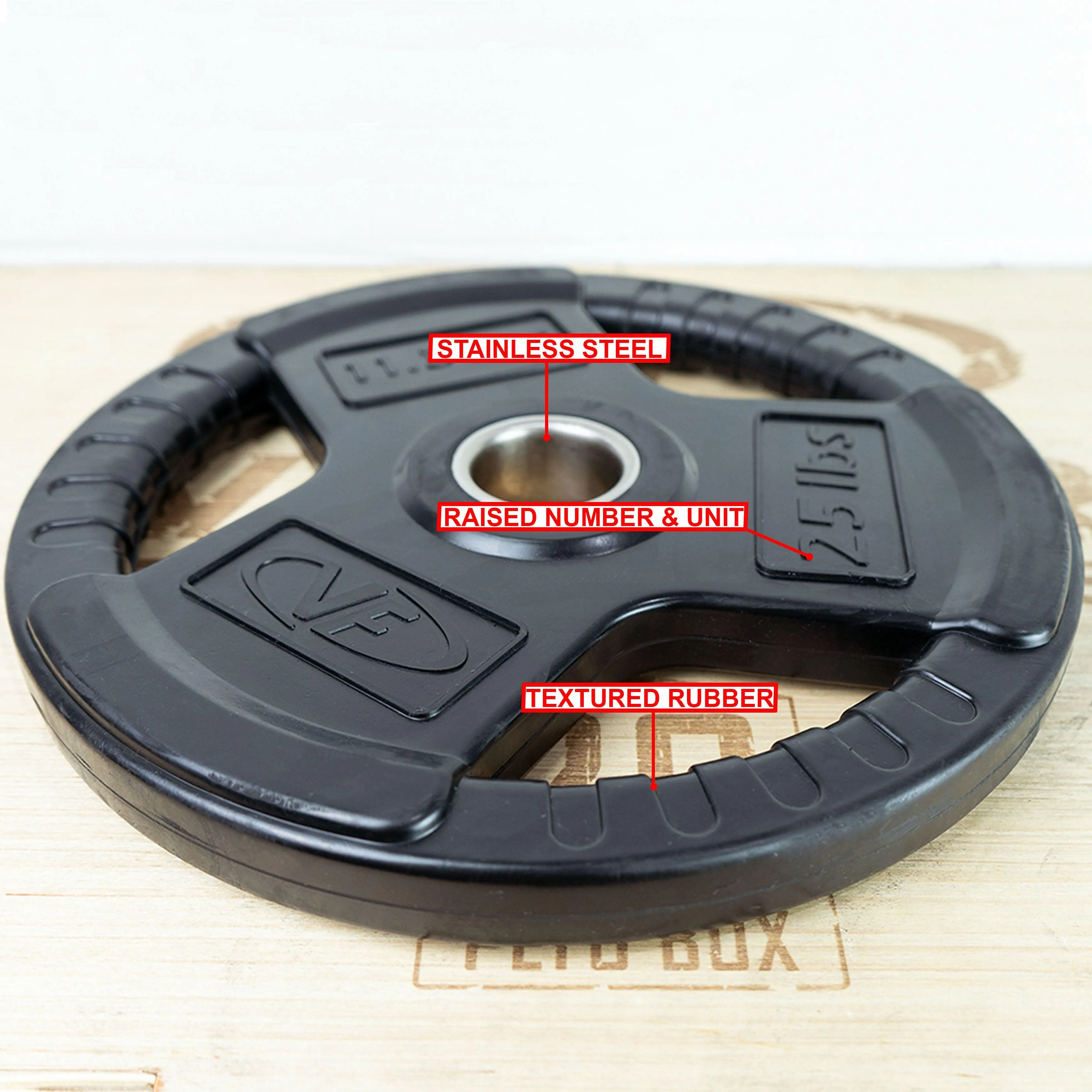 Rubber Olympic Plates (LB)