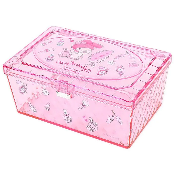 Sanrio Characters Shimmery Clear Accessory Case